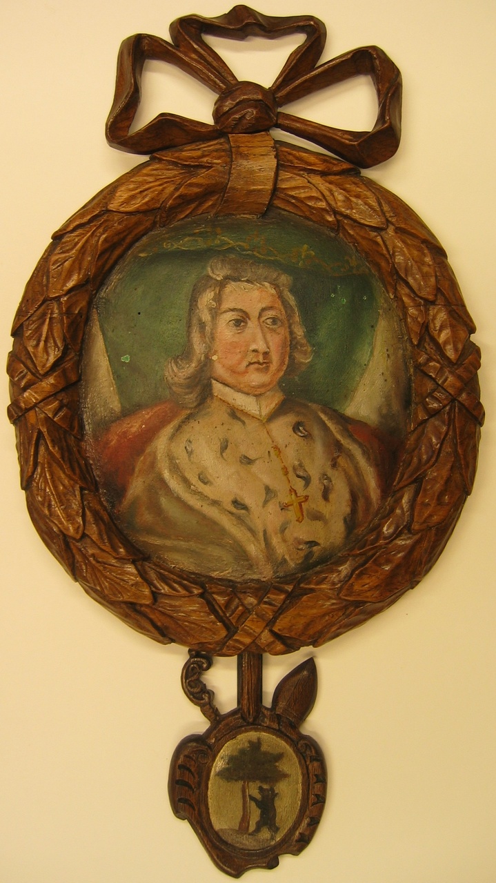 Medaillon van bisschop Frans Lodewijk Sanguessa (1662-1741)