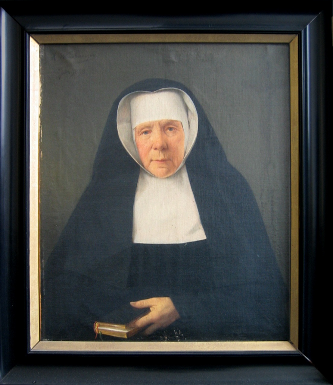 Portret van mère Ursula Scheeben van de Ursulinen van Sint-Salvator